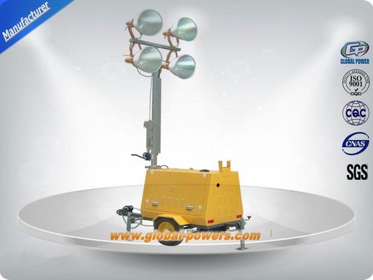 Trung Quốc LED 9m Portable Trailer  Mobile Light Tower Diesel Generator  with Hand Push nhà cung cấp