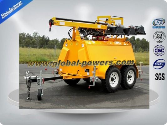 Tháp đèn di động khẩn cấp thi công 50Hz, hoạt động liên tục 8 giờ nhà cung cấp