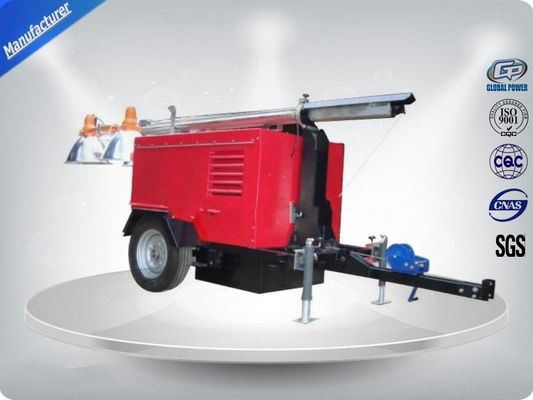 30Kw , 40Kw Power Towable Mobile Light Tower Soundproof With Metal Mast nhà cung cấp