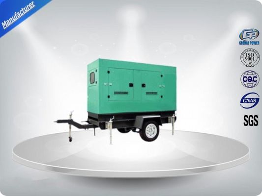 Máy phát điện di động chạy yên tĩnh không chải gắn trên xe kéo lớp H cách nhiệt 300Kva nhà cung cấp