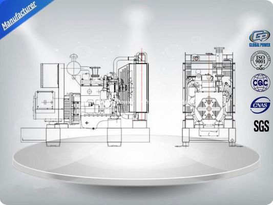20 KVA / 16 KW Máy phát điện diesel mở làm mát bằng nước được trang bị động cơ Perkins nhà cung cấp