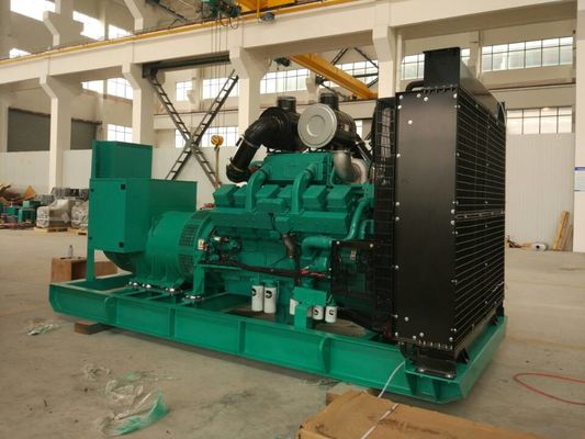 50Hz 3 pha 4 dây 470KW / 588KVA Bộ phát điện diesel làm mát bằng nước với Bộ phát điện không chổi than IP23 Meccalte nhà cung cấp